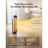 image:imageDREO 25 Inch Electric Space Heater for Indoor Use Large Room Thermostat  115 fts Fast Heating 25dB Quiet Operation 70 Oscillation Remote Control Child Lock Overheating amp TipOver ProtectionGold
