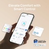 image:imageDREO 3L Humidifiers for Bedroom 30H Runtime 26 dB Quiet Black  Easy to Refill amp Clean Precise Humidity Control Night light 360 Nozzle Cool Mist Air Humidifier for Large Room BabySnow White