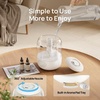image:imageDREO 3L Humidifiers for Bedroom 30H Runtime 26 dB Quiet Black  Easy to Refill amp Clean Precise Humidity Control Night light 360 Nozzle Cool Mist Air Humidifier for Large Room BabySnow White