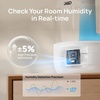 image:imageDREO 3L Humidifiers for Bedroom 30H Runtime 26 dB Quiet Black  Easy to Refill amp Clean Precise Humidity Control Night light 360 Nozzle Cool Mist Air Humidifier for Large Room BabySnow White