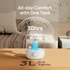 image:imageDREO 3L Humidifiers for Bedroom 30H Runtime 26 dB Quiet Black  Easy to Refill amp Clean Precise Humidity Control Night light 360 Nozzle Cool Mist Air Humidifier for Large Room BabyPearl White