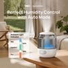 image:imageDREO 3L Humidifiers for Bedroom 30H Runtime 26 dB Quiet Black  Easy to Refill amp Clean Precise Humidity Control Night light 360 Nozzle Cool Mist Air Humidifier for Large Room BabyGrey
