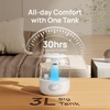image:imageDREO 3L Humidifiers for Bedroom 30H Runtime 26 dB Quiet Black  Easy to Refill amp Clean Precise Humidity Control Night light 360 Nozzle Cool Mist Air Humidifier for Large Room BabySnow White
