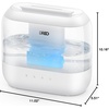 image:imageDREO 4L Humidifiers for Bedroom 36H Runtime 28 dB Quiet HM311  Easy to Refill amp Clean BPAFree Nightlight Supersized Air Humidifiers for Large Room Baby Nurseries Plants Indoor