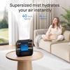 image:imageDREO 4L Humidifiers for Bedroom 36H Runtime 28 dB Quiet HM311 Black  Easy to Refill amp Clean BPAFree Nightlight Supersized Air Humidifiers for Large Room Baby Nurseries Plants Indoor