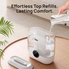 image:imageDREO 6L Humidifiers for Bedroom 60H Runtime 28 dB Quiet HM524  Precise Humidity Control Easy to Refill amp Clean Nightlight Cool Mist Humidifiers for Large Rooms Baby Nurseries amp Plants