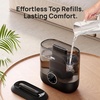 image:imageDREO 6L Smart Humidifiers for Bedroom Large Room 60H Runtime Quiet 28dB  Top Fill Supersized Cool Mist Humidifier for Plants Indoor Home Night Light AppTouchVoice Control BlackBlack