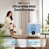 image:imageDREO 6L Smart Humidifiers for Bedroom Large Room 60H Runtime Quiet 28dB  Top Fill Supersized Cool Mist Humidifier for Plants Indoor Home Night Light AppTouchVoice Control BlackBlue