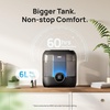 image:imageDREO 6L Smart Humidifiers for Bedroom Large Room 60H Runtime Quiet 28dB  Top Fill Supersized Cool Mist Humidifier for Plants Indoor Home Night Light AppTouchVoice Control BlackBlack