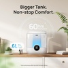 image:imageDREO 6L Smart Humidifiers for Bedroom Large Room 60H Runtime Quiet 28dB  Top Fill Supersized Cool Mist Humidifier for Plants Indoor Home Night Light AppTouchVoice Control BlackWhite
