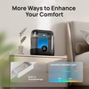 image:imageDREO 6L Smart Humidifiers for Bedroom Large Room 60H Runtime Quiet 28dB  Top Fill Supersized Cool Mist Humidifier for Plants Indoor Home Night Light AppTouchVoice Control BlackBlack