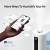 image:imageDREO 6L Smart Humidifiers for Bedroom Warm amp Cool Mist for Large Room  60Hour Quiet Runtime 500MLH Output Smart Humidity Sensor Indicator Light App Control Works with Alexa amp Google SilverBlue
