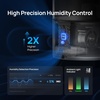 image:imageDREO 6L Smart Humidifiers for Bedroom Warm amp Cool Mist for Large Room  60Hour Quiet Runtime 500MLH Output Smart Humidity Sensor Indicator Light App Control Works with Alexa amp Google SilverBlue