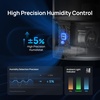 image:imageDREO 6L Smart Humidifiers for Bedroom Warm amp Cool Mist for Large Room  60Hour Quiet Runtime 500MLH Output Smart Humidity Sensor Indicator Light App Control Works with Alexa amp Google SilverGrey