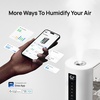 image:imageDREO 6L Smart Humidifiers for Bedroom Warm amp Cool Mist for Large Room  60Hour Quiet Runtime 500MLH Output Smart Humidity Sensor Indicator Light App Control Works with Alexa amp Google SilverGrey