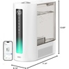 image:imageDREO 6L Smart Humidifiers for Bedroom Warm amp Cool Mist for Large Room  60Hour Quiet Runtime 500MLH Output Smart Humidity Sensor Indicator Light App Control Works with Alexa amp Google SilverGrey
