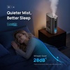 image:imageDREO 6L Smart Humidifiers for Bedroom Warm amp Cool Mist for Large Room  60Hour Quiet Runtime 500MLH Output Smart Humidity Sensor Indicator Light App Control Works with Alexa amp Google SilverSilver