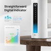 image:imageDREO 6L Smart Humidifiers for Bedroom Warm amp Cool Mist for Large Room  60Hour Quiet Runtime 500MLH Output Smart Humidity Sensor Indicator Light App Control Works with Alexa amp Google SilverGrey