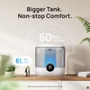 image:imageDREO 6L Top Fill Humidifiers for Bedroom 60H Runtime 28 dB Quiet Supersized Cool Mist Air Humidifiers for Large Room Baby Nursery Plant Indoor Night Light Easy to Clean Precise Humidity ControlGray