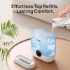 image:imageDREO 6L Top Fill Humidifiers for Bedroom 60H Runtime 28 dB Quiet Supersized Cool Mist Air Humidifiers for Large Room Baby Nursery Plant Indoor Night Light Easy to Clean Precise Humidity ControlBlue