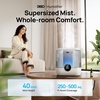 image:imageDREO 6L Top Fill Humidifiers for Bedroom 60H Runtime 28 dB Quiet Supersized Cool Mist Air Humidifiers for Large Room Baby Nursery Plant Indoor Night Light Easy to Clean Precise Humidity ControlGray