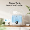 image:imageDREO 6L Top Fill Humidifiers for Bedroom 60H Runtime 28 dB Quiet Supersized Cool Mist Air Humidifiers for Large Room Baby Nursery Plant Indoor Night Light Easy to Clean Precise Humidity ControlBlue