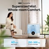image:imageDREO 6L Top Fill Humidifiers for Bedroom 60H Runtime 28 dB Quiet Supersized Cool Mist Air Humidifiers for Large Room Baby Nursery Plant Indoor Night Light Easy to Clean Precise Humidity ControlBlue
