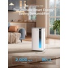 image:imageDREO Energy Star 2025 Smart Dehumidifier for Basement 7L185 Gal Large Water Tank Quiet 41dB Home amp Large Room up to 2000 Sq Ft Drain Hose Included Auto Humidity Control 3 Fan Speeds TimerSilver