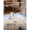 image:imageDREO Energy Star 2025 Smart Dehumidifier for Basement 7L185 Gal Large Water Tank Quiet 41dB Home amp Large Room up to 2000 Sq Ft Drain Hose Included Auto Humidity Control 3 Fan Speeds TimerSilver