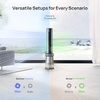 image:imageDREO MC710S Air Purifier Tower Fan 45 2in1 Smart Fan for Bedroom  27 fts Powerful Airflow 120Oscillating 25dB Quiet 24H Timer Bladeless Fans for Home Standing Fan Works with AlexaSilver Blue