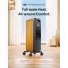 image:imageDREO Oil Filled Radiator Electric Radiant Heaters for indoor use Large Room with Remote Control Child Lock 4 Modes Overheat amp TipOver Protection 24h Timer Digital Thermostat Quiet 1500WBlack