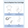 image:imageDREO ScaleInhibitor Cartridge 3Pack for Humidifier HM755S Prevent Mineral Buildup TripleLayer Tech Extend Humidifier Life Safe Material