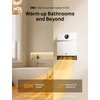 image:imageDREO Smart Electric Wall Heater for Indoor Use Works with AlexaLarge Room  IP24 Wall Mounted Heater 115 fts Heating 28dB Quiet Operation App and Remote Control Digital Thermostat and ECO ModeWhite