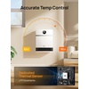 image:imageDREO Smart Electric Wall Heater for Indoor Use Works with AlexaLarge Room  IP24 Wall Mounted Heater 115 fts Heating 28dB Quiet Operation App and Remote Control Digital Thermostat and ECO ModeWhite