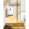 image:imageDREO Smart Electric Wall Heater for Indoor Use Works with AlexaLarge Room  IP24 Wall Mounted Heater 115 fts Heating 28dB Quiet Operation App and Remote Control Digital Thermostat and ECO ModeWhite