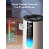 image:imageDREO Smart HEPA Air Purifier for Home AHAM VERIFIDE Air Cleaner for Bedroom Pets Smoke Dust Pollen amp Odors WiFiVoiceAlexa PM25 Monitor Auto Turbo Quiet Sleep Mode DRHAP008S Dreo 338SWhite NonSmart