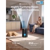 image:imageDREO Smart HEPA Air Purifier for Home AHAM VERIFIDE Air Cleaner for Bedroom Pets Smoke Dust Pollen amp Odors WiFiVoiceAlexa PM25 Monitor Auto Turbo Quiet Sleep Mode DRHAP008S Dreo 338SBlack Smart WiFi