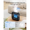image:imageDREO Smart Humidifiers for Bedroom 4L Cool Mist Humidifier White  Top Fill Quiet Sleep 28 dB 36H Runtime for large room TouchAPPVoice Control Nightlight ideal for Baby Plants NurseryBlack