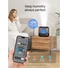 image:imageDREO Smart Humidifiers for Bedroom 4L Cool Mist Humidifier White  Top Fill Quiet Sleep 28 dB 36H Runtime for large room TouchAPPVoice Control Nightlight ideal for Baby Plants NurseryBlack