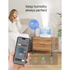 image:imageDREO Smart Humidifiers for Bedroom 4L Cool Mist Humidifier White  Top Fill Quiet Sleep 28 dB 36H Runtime for large room TouchAPPVoice Control Nightlight ideal for Baby Plants NurseryBlue