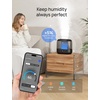 image:imageDREO Smart Humidifiers for Bedroom 4L Cool Mist Humidifier White  Top Fill Quiet Sleep 28 dB 36H Runtime for large room TouchAPPVoice Control Nightlight ideal for Baby Plants Nurseryebony