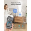 image:imageDREO Smart Humidifiers for Bedroom 4L Cool Mist Humidifier White  Top Fill Quiet Sleep 28 dB 36H Runtime for large room TouchAPPVoice Control Nightlight ideal for Baby Plants NurseryWhite