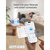 image:imageDREO Smart Humidifiers for Bedroom 4L Cool Mist Humidifier White  Top Fill Quiet Sleep 28 dB 36H Runtime for large room TouchAPPVoice Control Nightlight ideal for Baby Plants NurseryBlue
