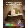 image:imageDREO Smart Humidifiers for Bedroom Baby 30H amp 28dB for Nursery  Top Fill Cool Mist Humidifiers 1500RGB Lights amp Sleep Trainer Air Humidifier for Plants TouchAPPVoice Control HM409SWhite