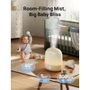 image:imageDREO Smart Humidifiers for Bedroom Baby 30H amp 28dB for Nursery  Top Fill Cool Mist Humidifiers 1500RGB Lights amp Sleep Trainer Air Humidifier for Plants TouchAPPVoice Control HM409SYellow
