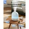 image:imageDREO Smart Humidifiers for Bedroom Baby 30H amp 28dB for Nursery  Top Fill Cool Mist Humidifiers 1500RGB Lights amp Sleep Trainer Air Humidifier for Plants TouchAPPVoice Control HM409SWhite