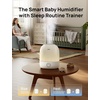 image:imageDREO Smart Humidifiers for Bedroom Baby 30H amp 28dB for Nursery  Top Fill Cool Mist Humidifiers 1500RGB Lights amp Sleep Trainer Air Humidifier for Plants TouchAPPVoice Control HM409SWhite