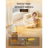 image:imageDREO Space Heater Portable Electric Heaters for Indoor Use with Thermostat and Remote 2024 Upgraded Digital Display 12H Timer 5 Mode 1500W PTC Ceramic Fast Safety Heat for Office Bedroom HomeWhite