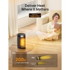 image:imageDREO Space Heater Portable Electric Heaters for Indoor Use with Thermostat and Remote 2024 Upgraded Digital Display 12H Timer 5 Mode 1500W PTC Ceramic Fast Safety Heat for Office Bedroom HomeBlack