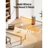image:imageDREO Space Heaters for Indoor Use Fast Heating Portable Heater with Remote  118 fts Fast Heating Large PTC Ceramic Quiet Operation Remote Control Digital Thermostat and Shield360 SafetySilver
